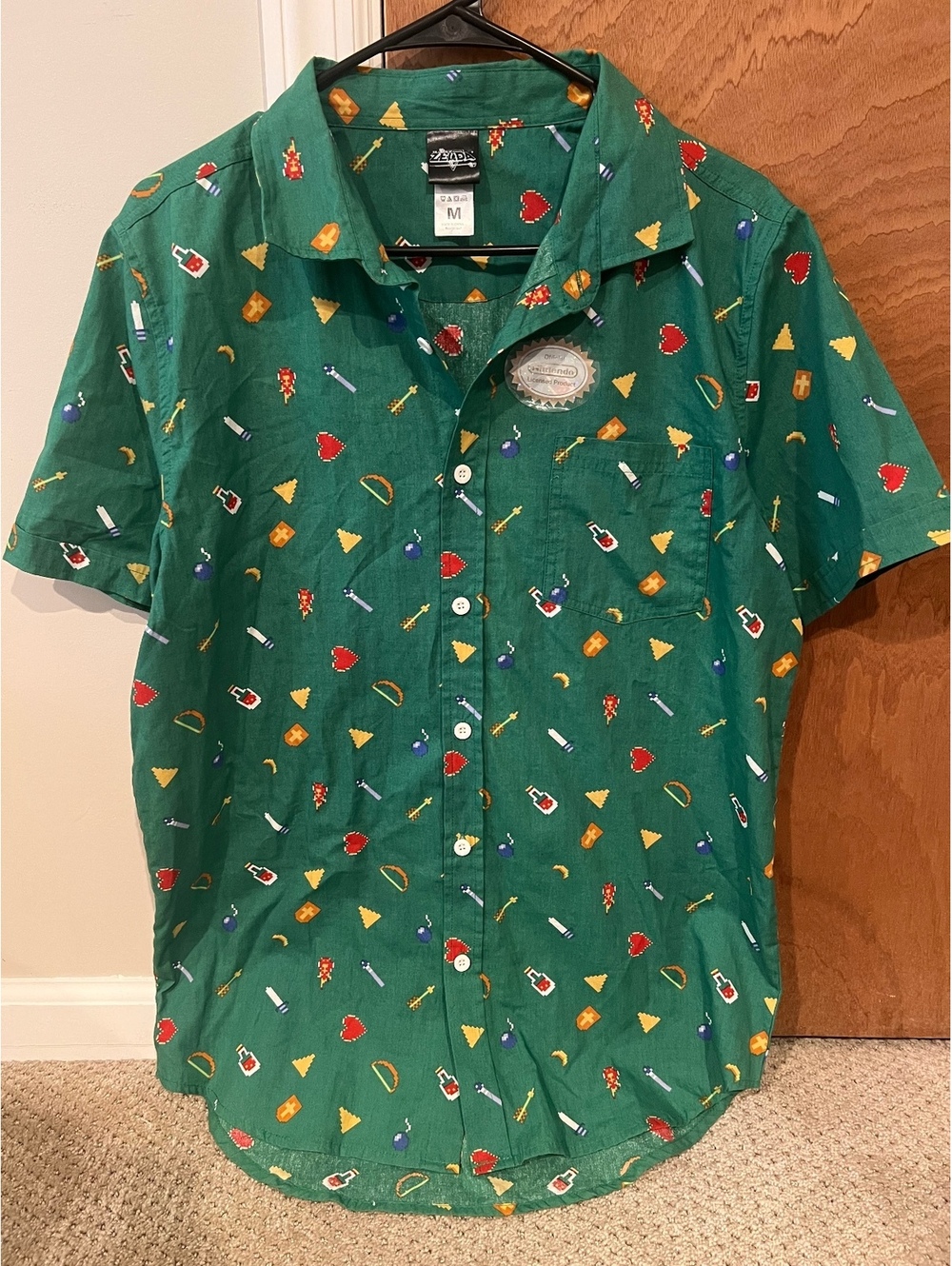 Nintendo The Legend of Zelda Button Down Shirt